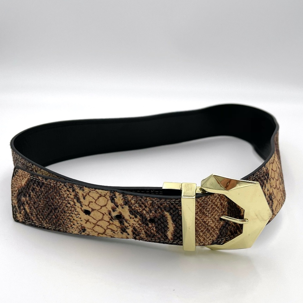 Betsey Johnson Snake Skin Belt